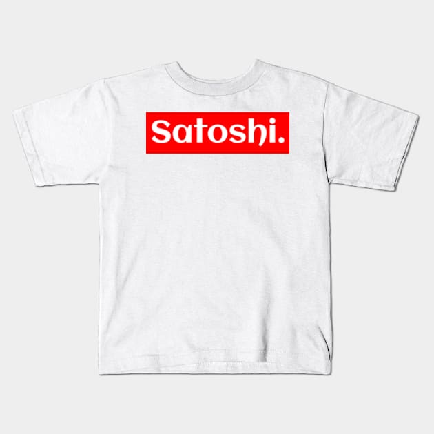 Satoshi Kids T-Shirt by Emma Creation